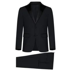 Jakkesæt^Dsquared2 Skræddersyet Single-Breasted Smoking Suit Sort