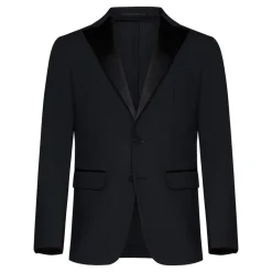 Jakkesæt^Dsquared2 Skræddersyet Single-Breasted Smoking Suit Sort