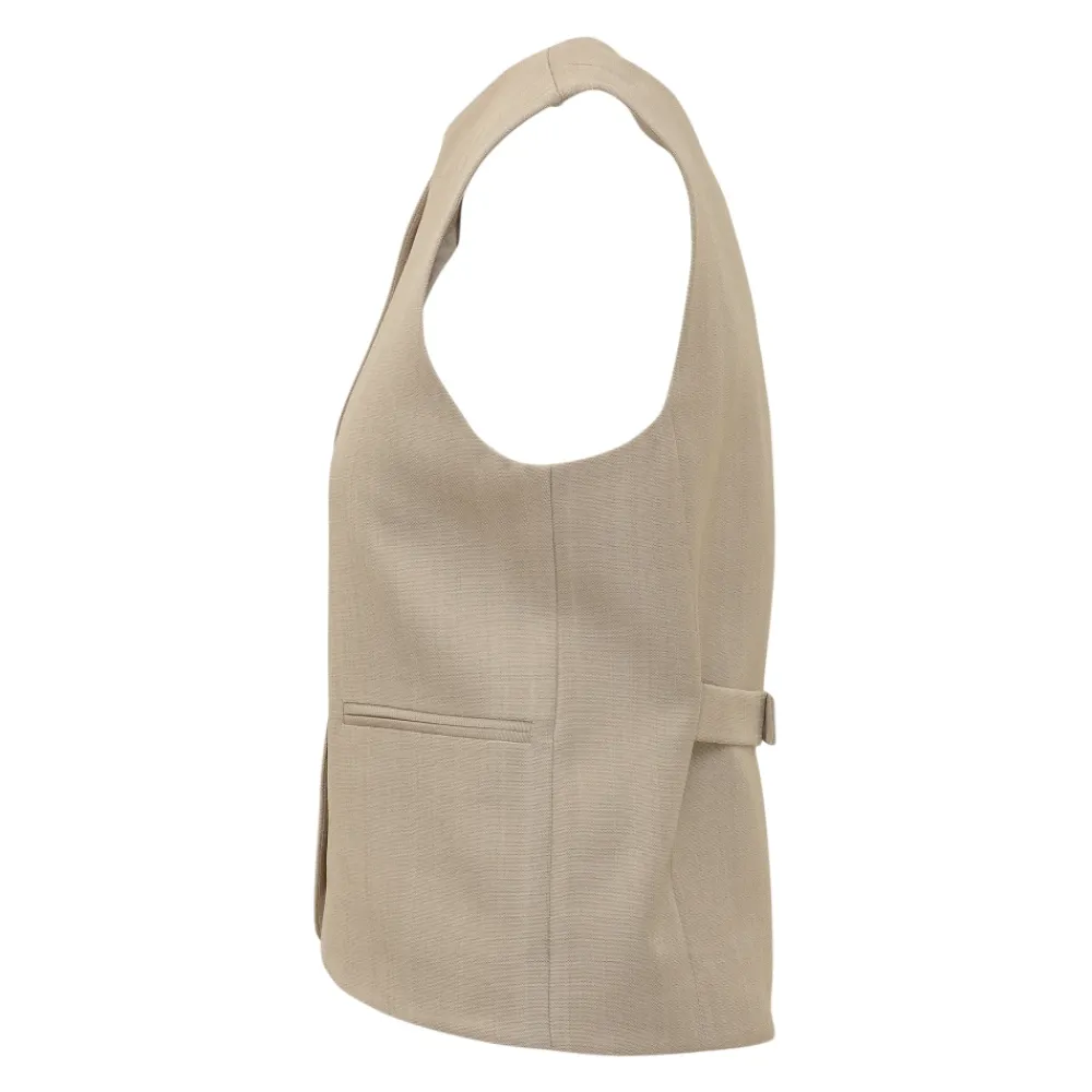 Jakker^Loulou Studio Skræddersyet vest Beige