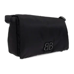 Tasker^Balenciaga Skuldertaske med logo Sort