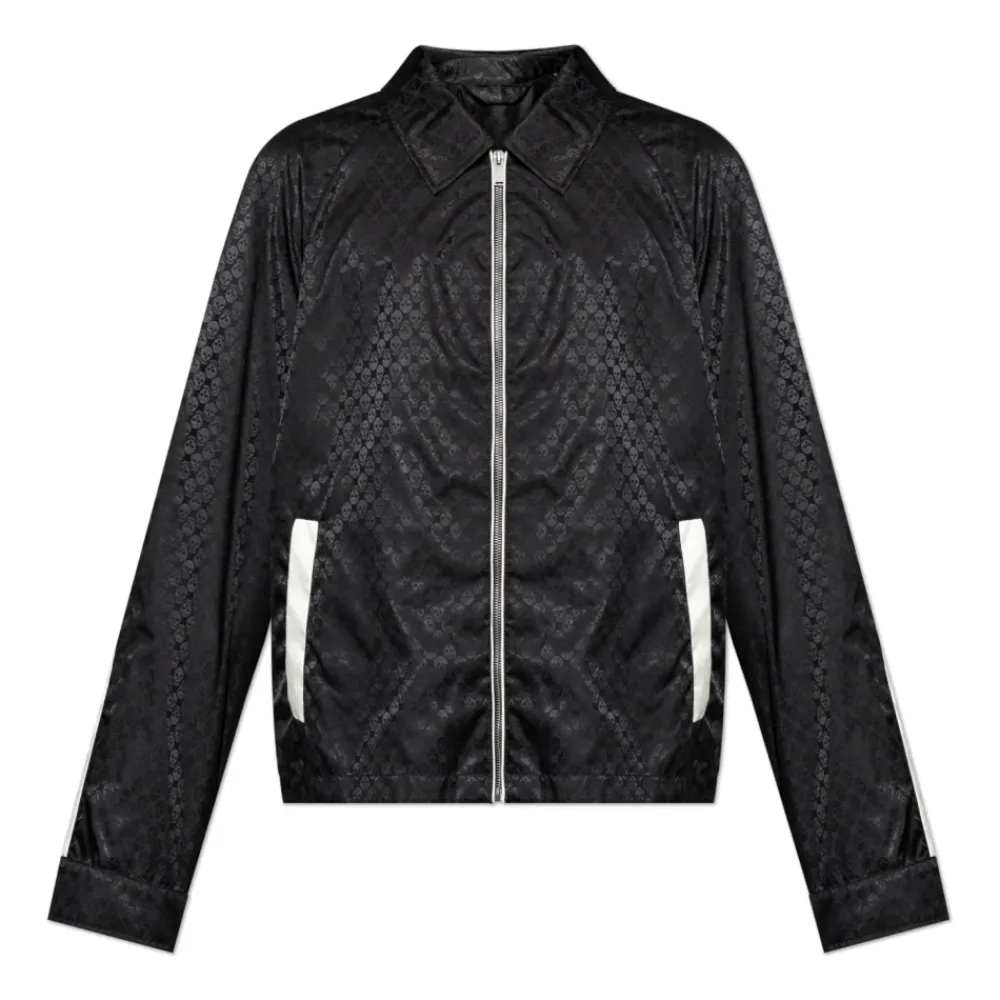 Jakker^Alexander McQueen Skull Jacquard Jacket Sort