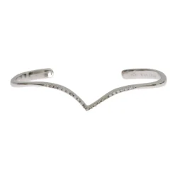 Smykker<Nialaya Skyfall Arched Wing Cuff Grå