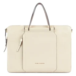 Laptop Tasker<Piquadro Slank Laptop Taske 15,6" Beige