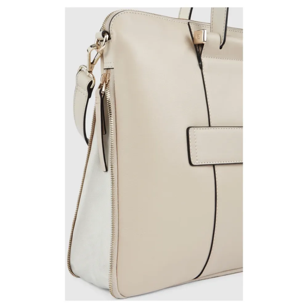 Laptop Tasker<Piquadro Slank Laptop Taske 15,6" Beige