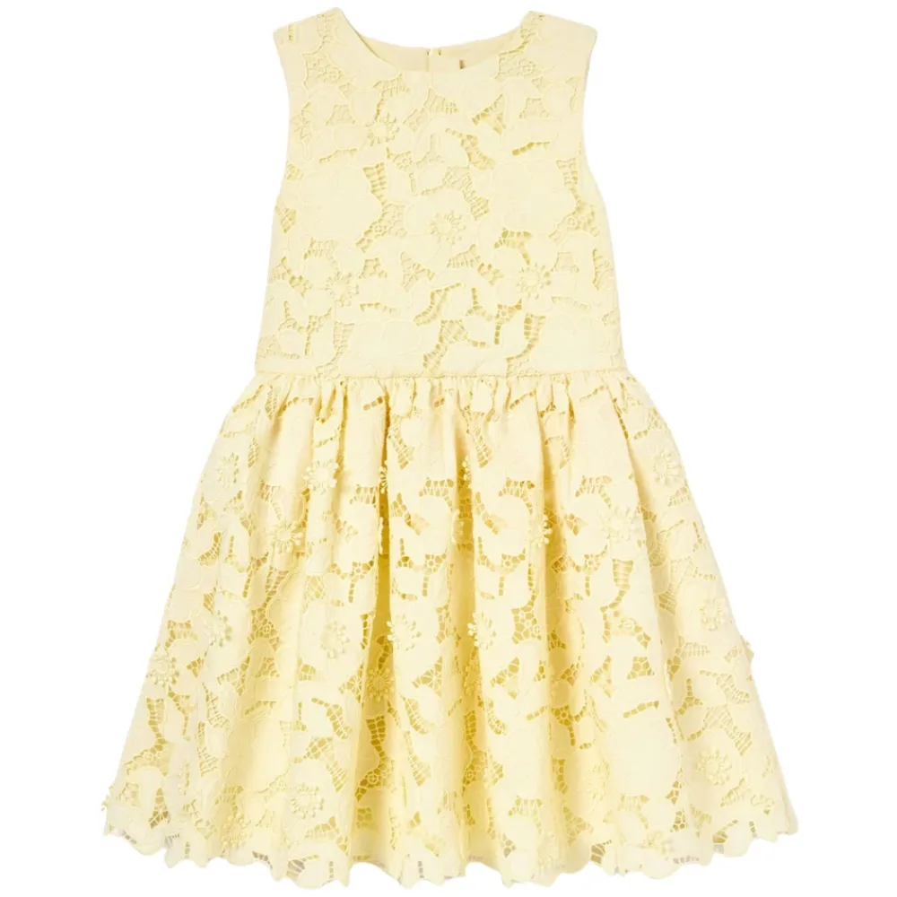 Kjoler & Nederdele^Self Portrait Sleeveless Lace Dress Gul