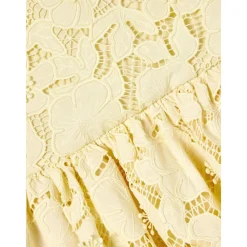 Kjoler & Nederdele^Self Portrait Sleeveless Lace Dress Gul