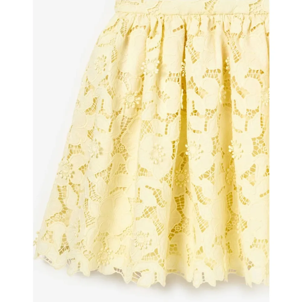 Kjoler & Nederdele^Self Portrait Sleeveless Lace Dress Gul