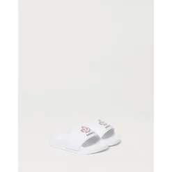 Sandaler<Dsquared2 Slides Gummisål Komfort Hvid