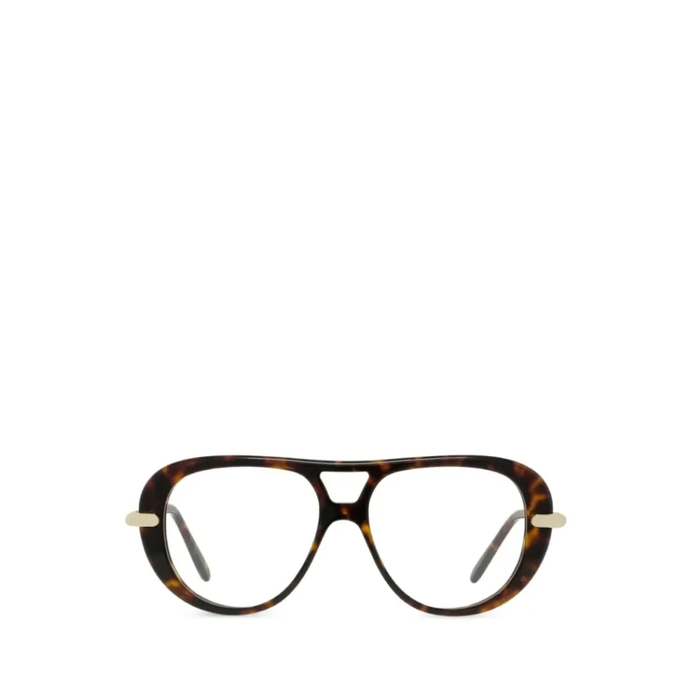 Briller<Loewe Slim Aviator Frame Brun