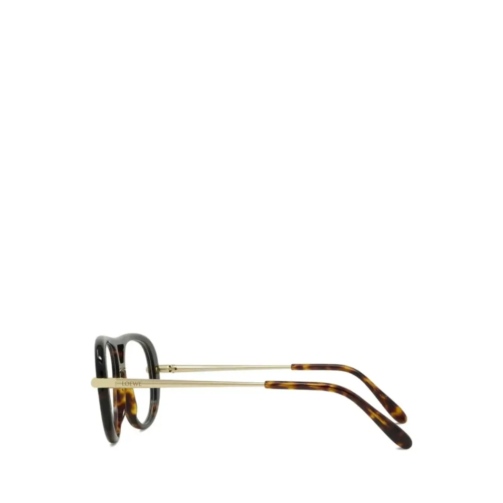 Briller<Loewe Slim Aviator Frame Brun