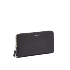Punge & Kortholder^Marc Jacobs Slim Continental Pung med Frontlogo Sort