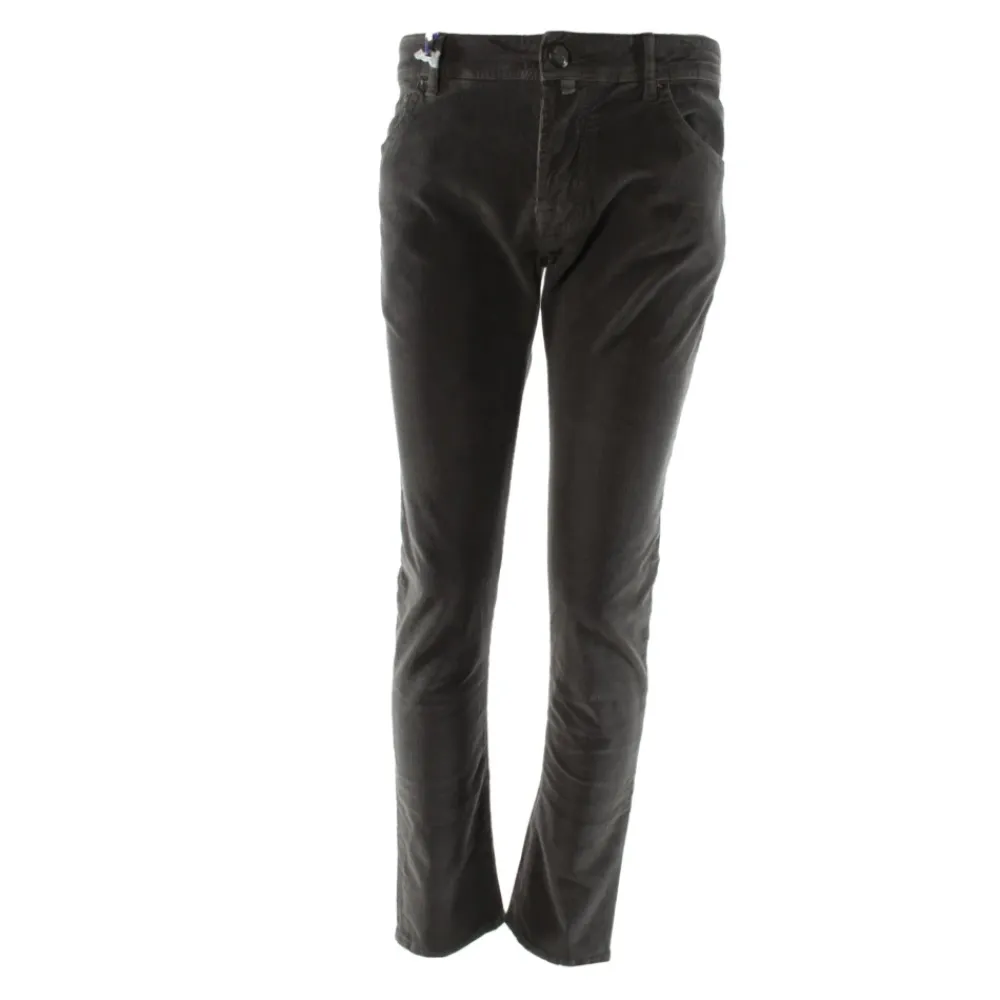 Jeans^Jacob Cohën Slim Corduroy Bukser Grå