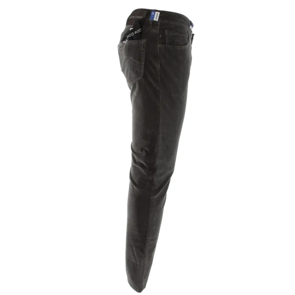 Jeans^Jacob Cohën Slim Corduroy Bukser Grå