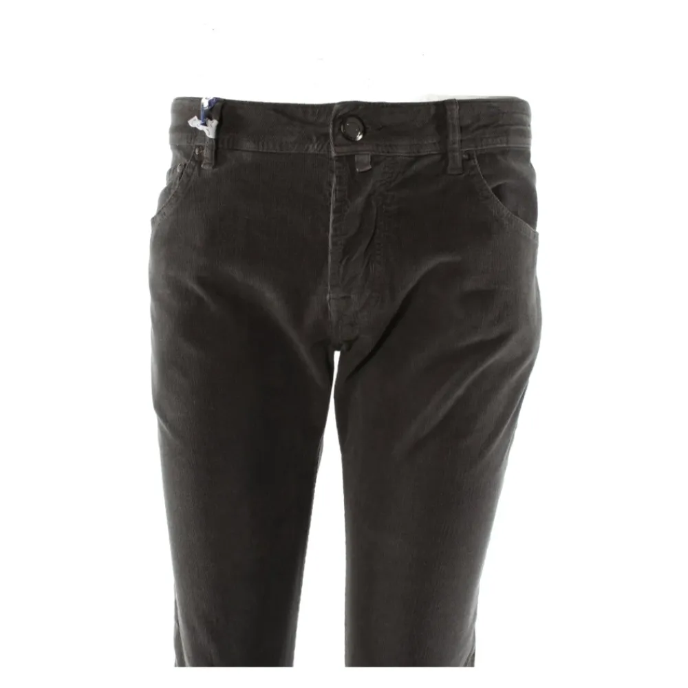 Jeans^Jacob Cohën Slim Corduroy Bukser Grå