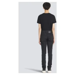 Jeans^Balmain Slim fit bomuld jeans Sort
