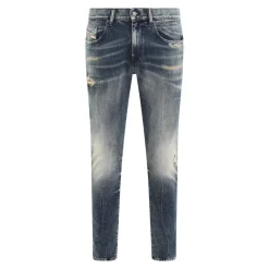 Jeans^Diesel Slim Fit Jeans Blå