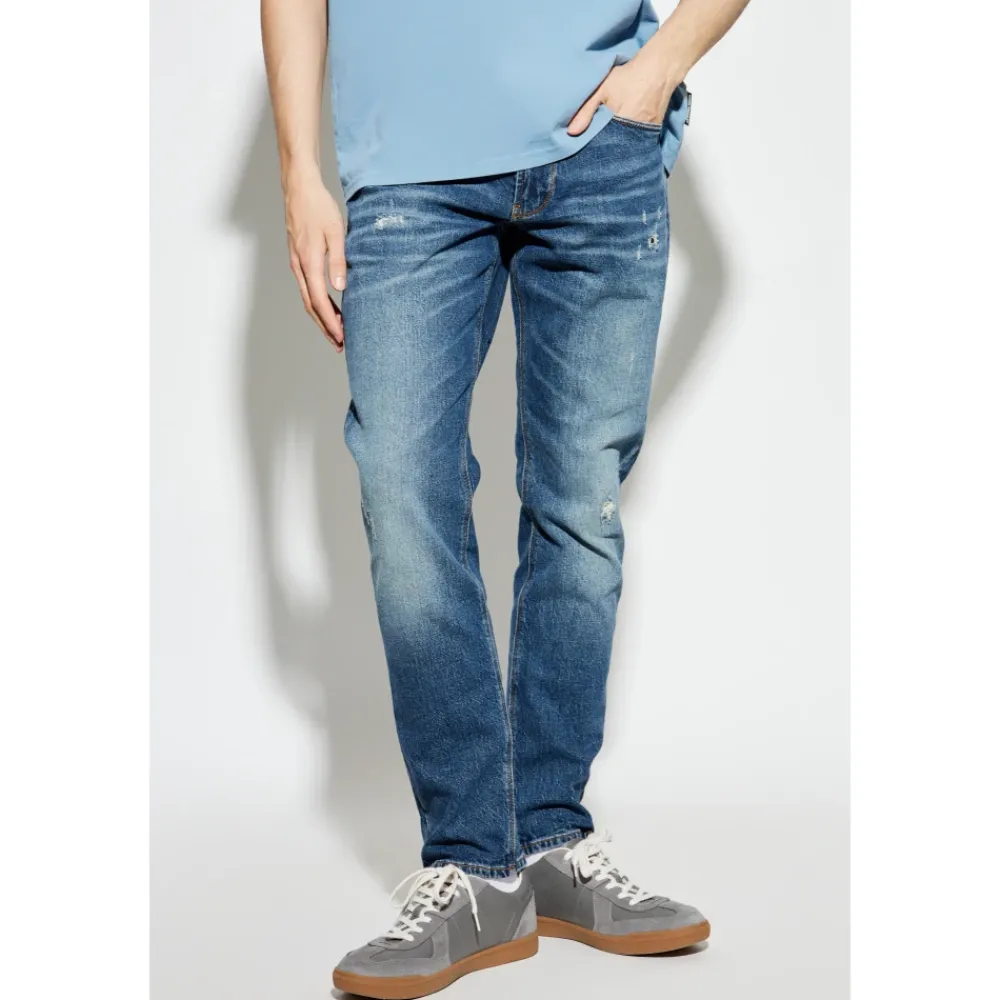 Jeans<Emporio Armani Slim fit jeans Blå
