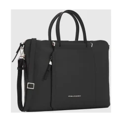 Laptop Tasker<Piquadro Slim, women's laptop bag 15,6 Sort