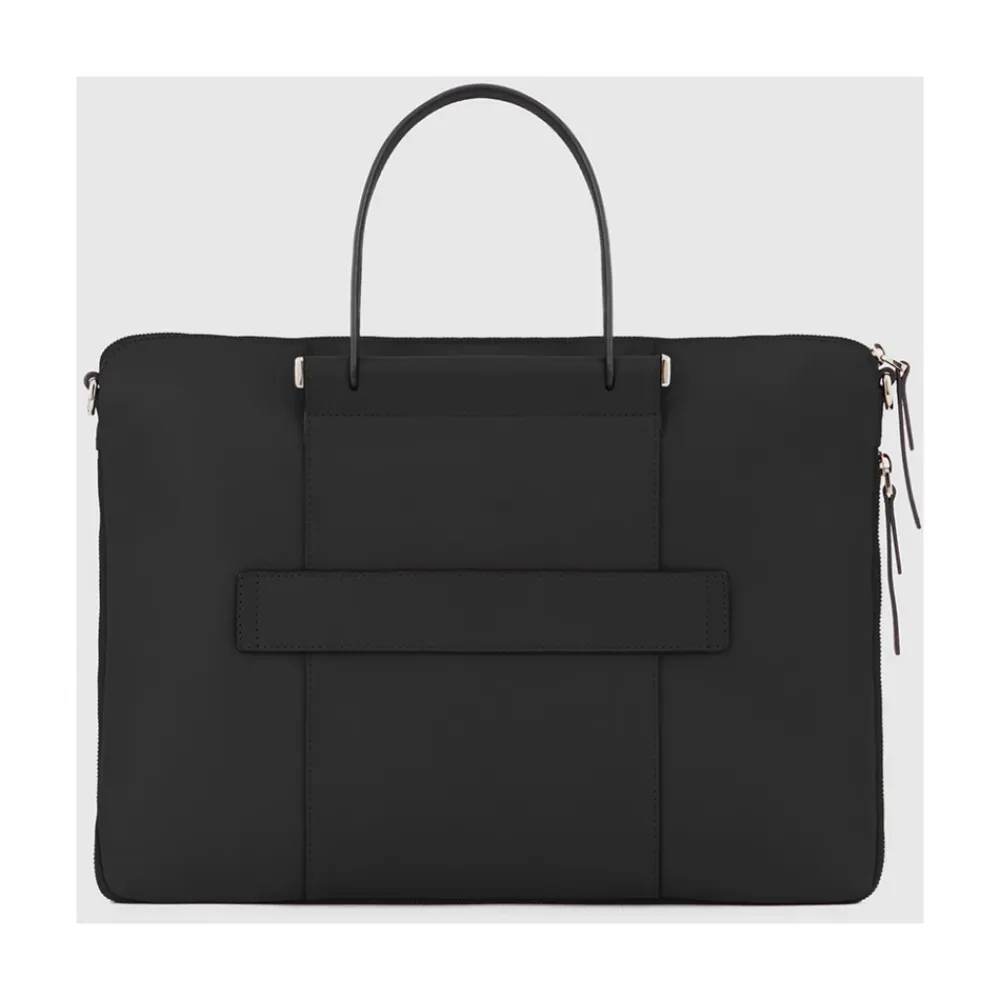 Laptop Tasker<Piquadro Slim, women's laptop bag 15,6 Sort