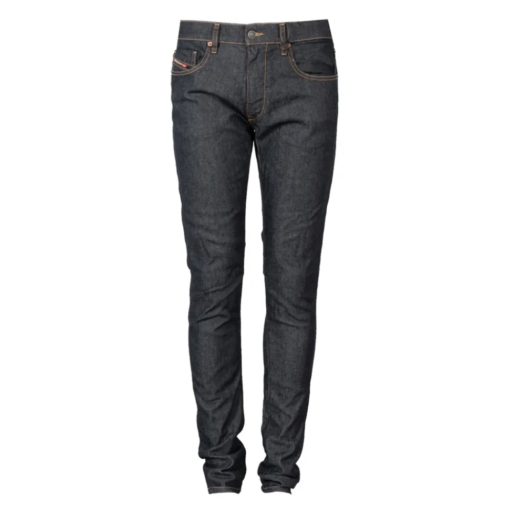 Jeans<Diesel Slim-fit Jeans Sort
