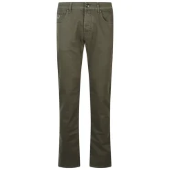 Jeans^Jacob Cohën Slim-fit Jeans Grøn
