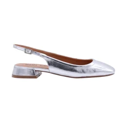 Ballerina Sko<Bibi Lou Slingback Sko til Kvinder - Elegant Stil Grå