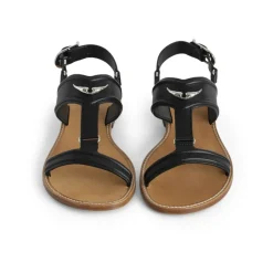 Sandaler<Zadig & Voltaire Slingback Strap Flade Sko Sort