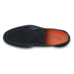 Støvler^Santoni Slip-On Ankelstøvler med Rund Tå Blå