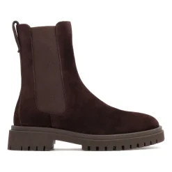 Chelsea Boots<Kazar Slip-on ruskindstøvler i farve Brun