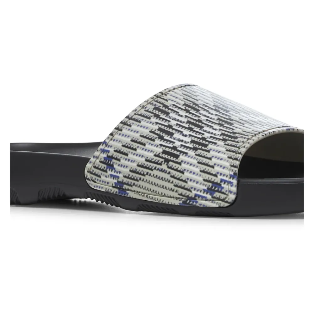 Sandaler<Burberry Slip-On Sandaler med ternet motiv Grå