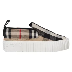 Sneakers^Burberry Slip-On Sneakers Beige Checks Multifarvet