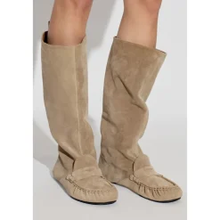 Støvler<Acne Studios Slouch Saddle Boots Beige
