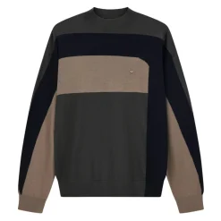 Striktrøjer & Sweatere<Emporio Armani Smalkas vilnas džemperis ar krāsu joslām Multifarvet