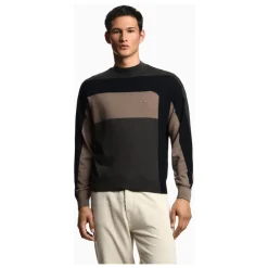 Striktrøjer & Sweatere<Emporio Armani Smalkas vilnas džemperis ar krāsu joslām Multifarvet