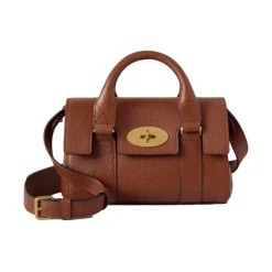Håndtasker^Mulberry Small Classic Grain Bayswater Brun