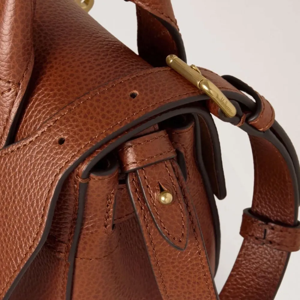Håndtasker^Mulberry Small Classic Grain Bayswater Brun