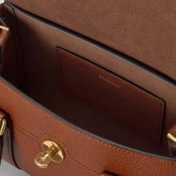 Håndtasker^Mulberry Small Classic Grain Bayswater Brun