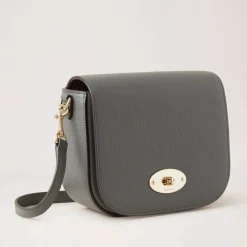 Skuldertasker<Mulberry Small Darley Satchel Grå