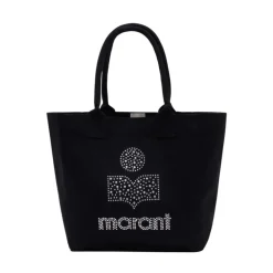 Indkøbstasker<Isabel Marant Small Yenky Shopper Taske Sort