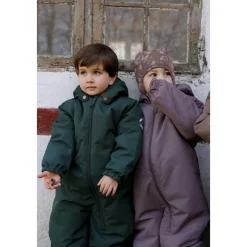 Overtøj^Mikk-Line Snow Suit Solid Grå