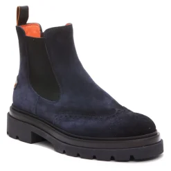 Chelsea Boots|Støvler^Santoni Sofistikerede Chelsea boots Blå