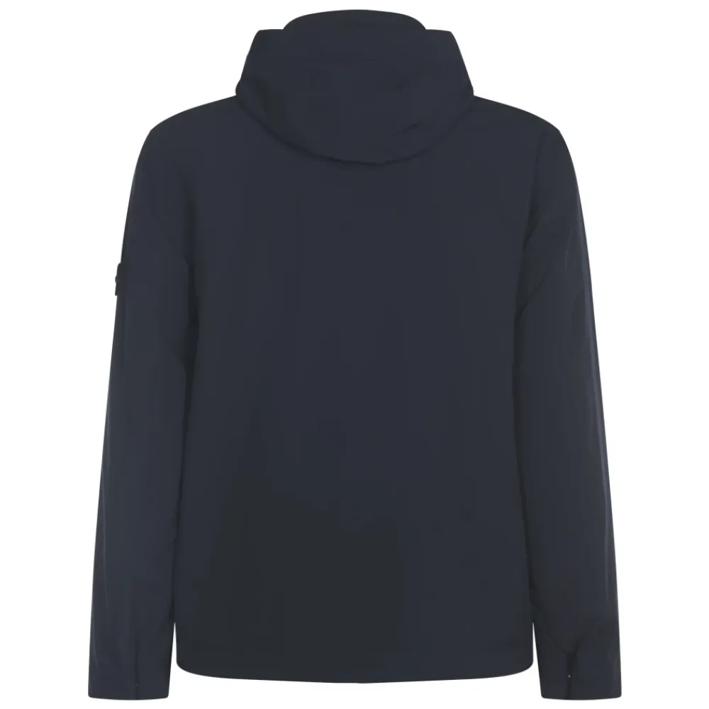 Jakker<Stone Island Soft Shell Jakke Blå
