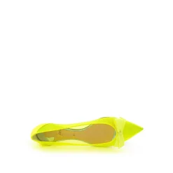 Ballerina Sko<Christian Louboutin Sol Mesh Flad Elegance Gul