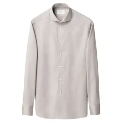 Skjorter^Eton Solid Signature Twill Skjorte Beige