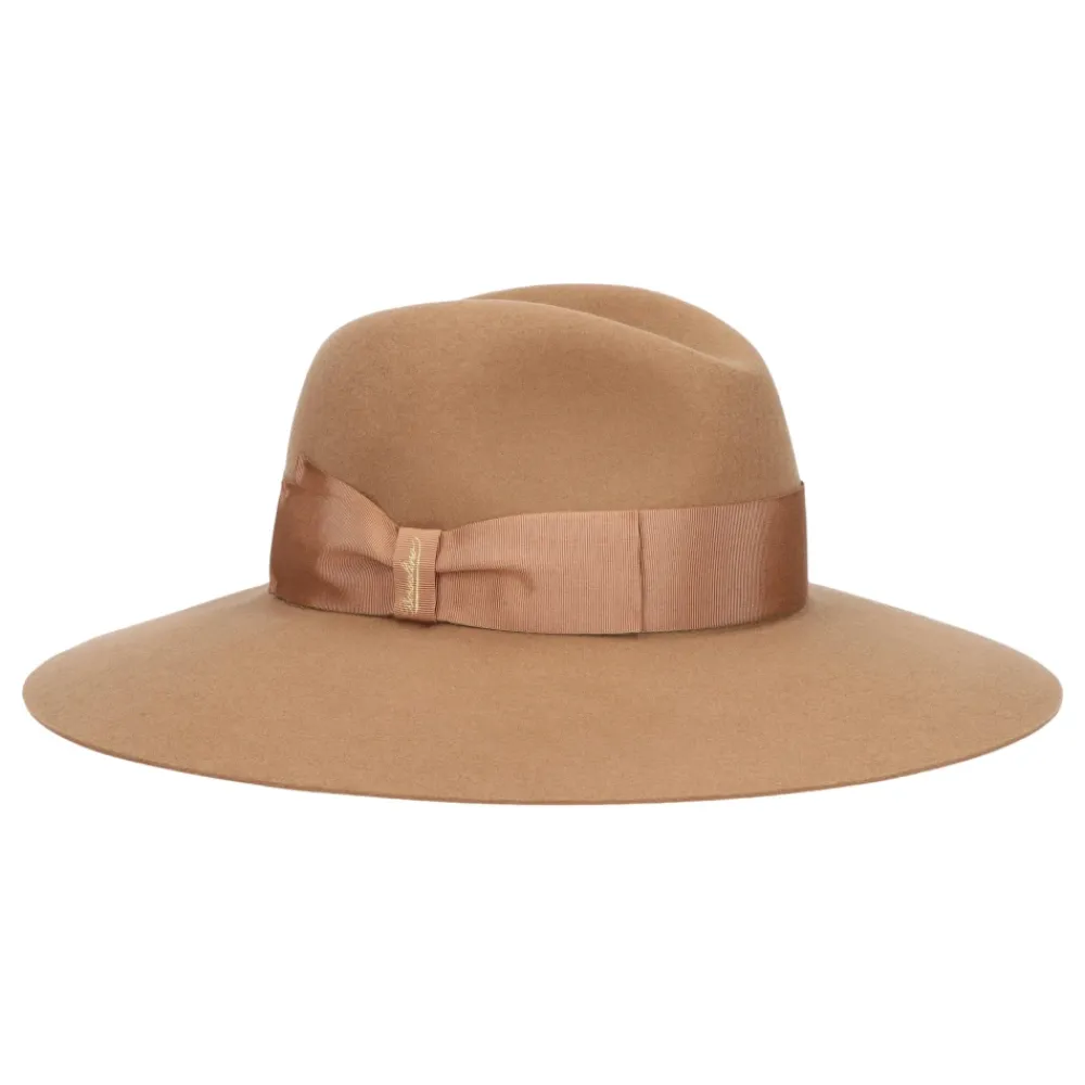 Huer & Kasketter^Borsalino Sophie Fine Wool Felt Brun