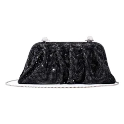 Clutch^Benedetta Bruzziches Aluminium Mesh Skuldertaske Sort