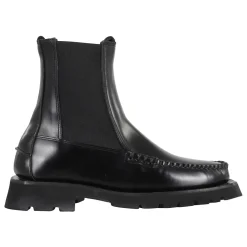 Chelsea Boots^Hereu ankelstøvle med rund tå Sort