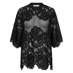 Bluser & Skjorter^Haute L'Amitié Blondekant T-shirt Sort