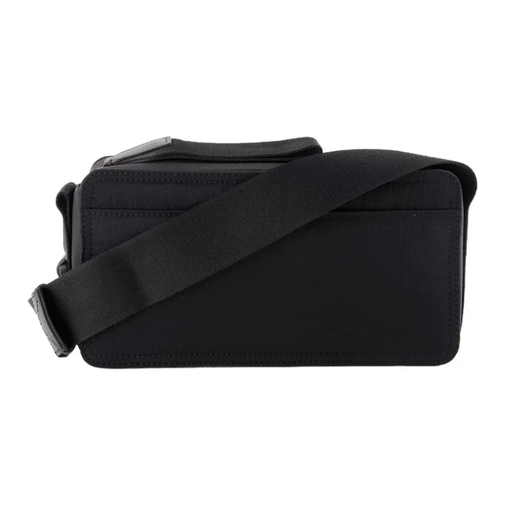 Tasker^Jacquemus Bomuld Crossbody Taske Sort