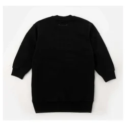 Kjoler & Nederdele<MM6 Maison Margiela bomuld langærmet kjole Sort